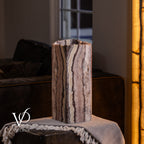 Rosa Onyx Live Edge Table Lamp – 16" Tall × 6" Square #2