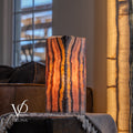 Rosa Onyx Live Edge Table Lamp – 16" Tall × 6" Square #2