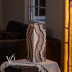 Rosa Onyx Live Edge Table Lamp – 16" Tall × 6" Square #3