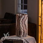 Rosa Onyx Live Edge Table Lamp – 16" Tall × 6" Square #3