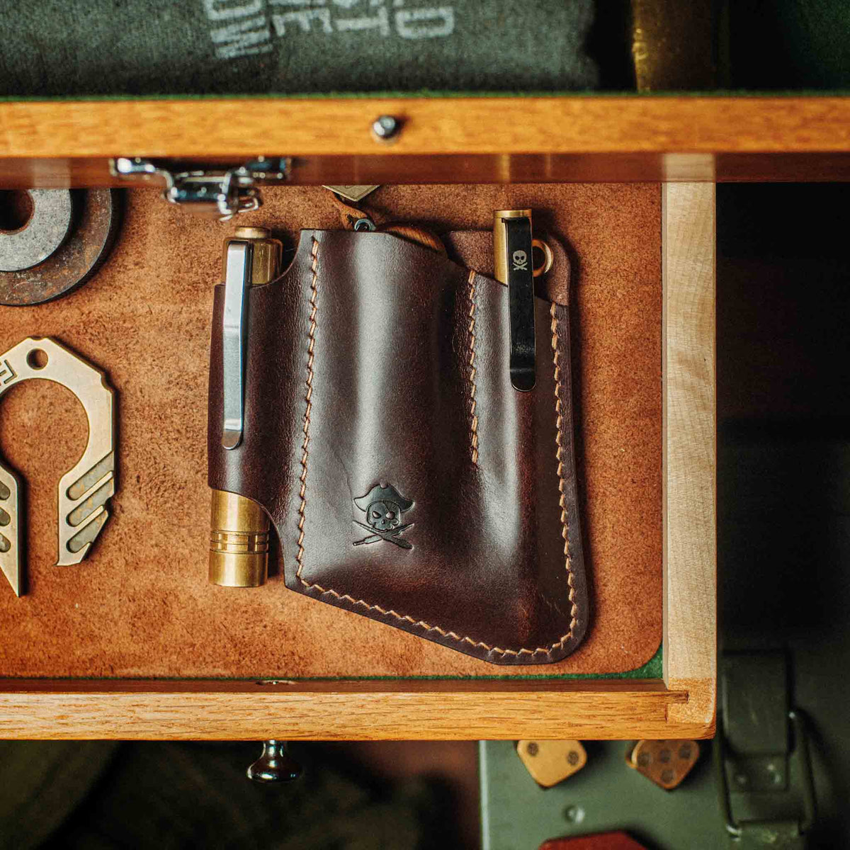 Pirate Goods First Mate v3 Pocket Organizer – Leather EDC Pocket Carrier
