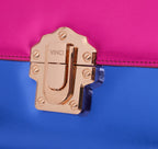 The Duffryn Fuchsia Leather Handbag