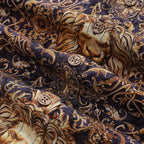 Men's Hawaiian Shirt Leo Print Tencel™ Button-down Short Sleeve Aloha Shirt