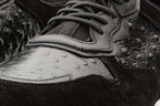 The Sopez Black Leather Men Sneaker