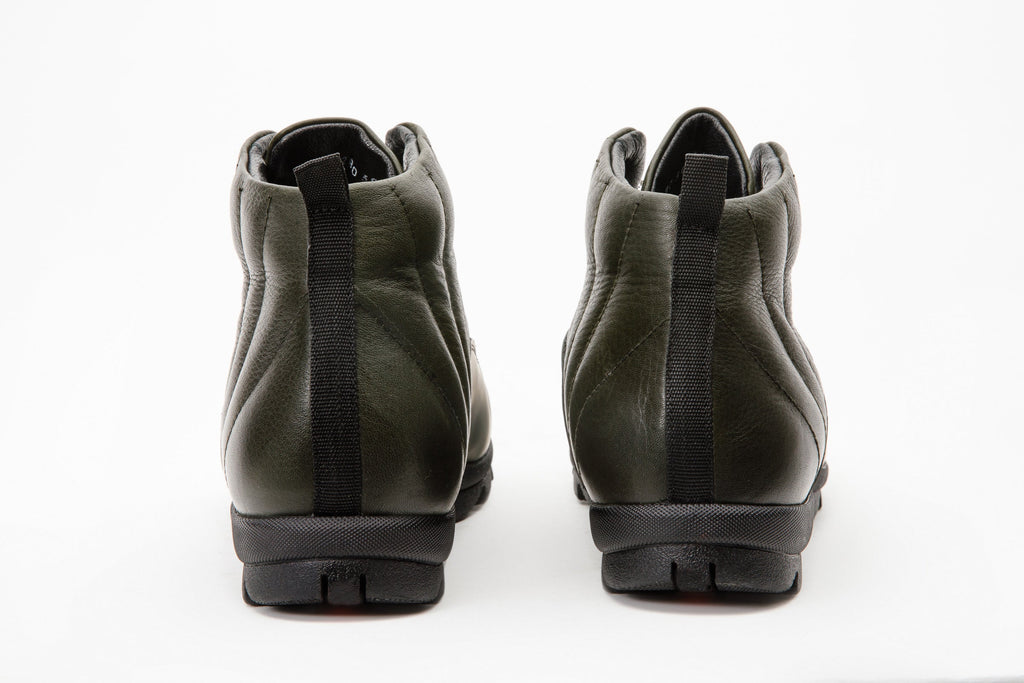The Merter Green Leather Casual Lace-Up Men Boot Final Sale!