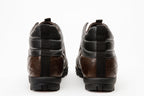 The Riga Brown Leather Casual Lace-Up Men Boots Final Sale!