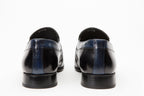 The Kazablanka Navy Leather Bit Loafer Men  Shoe