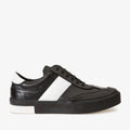 The Rom Black Leather Men Sneaker