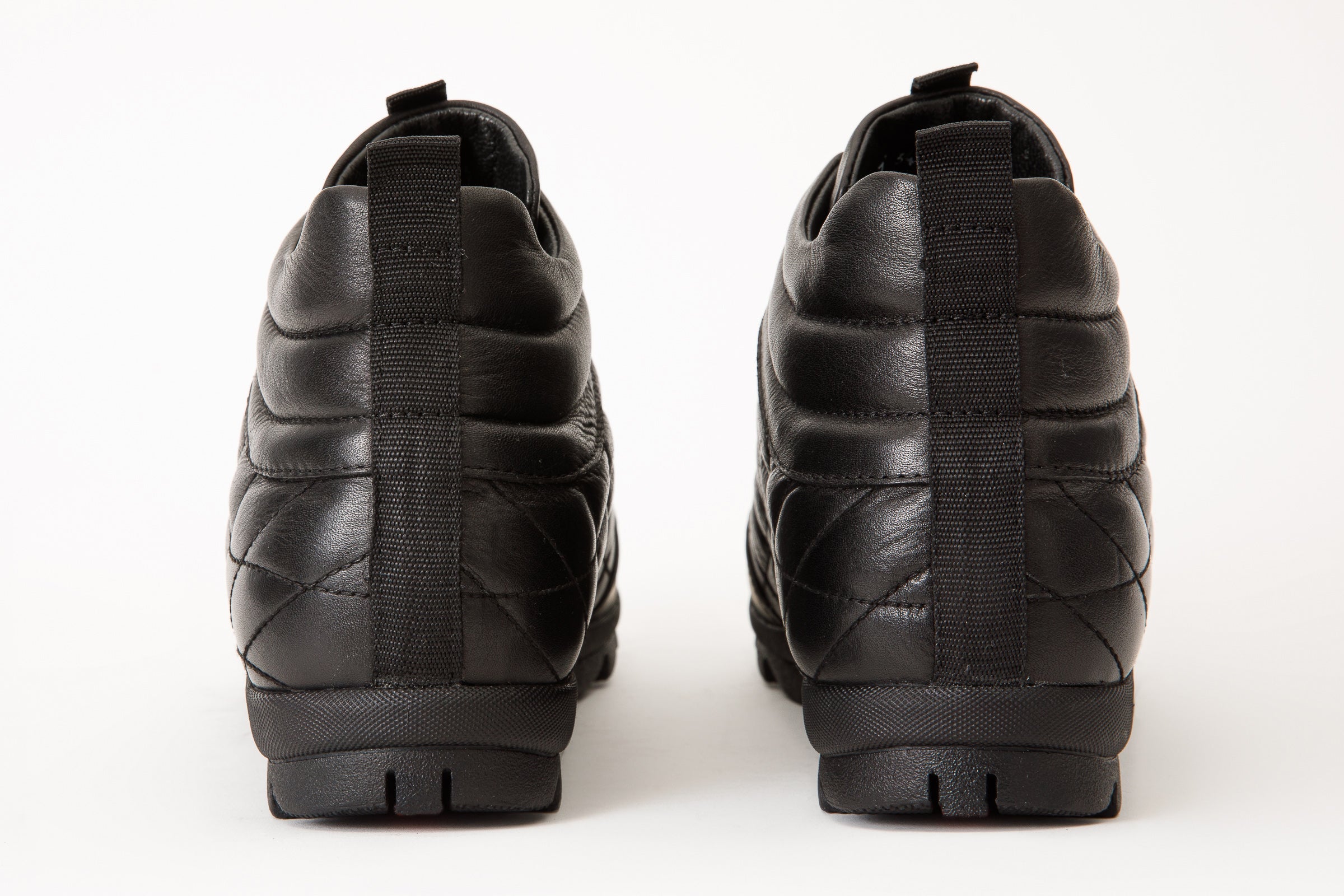 The Riga Black Leather Casual Lace-Up Men  Boots Final Sale!