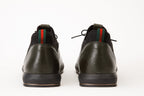 The Hoxton Green Leather Men Sneaker Final Sale!