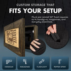 American Flag with Patriotic Eagle Hidden Gun Storage Concealed Furniture
