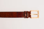 The Bangkok Brown  Calfskin Belt