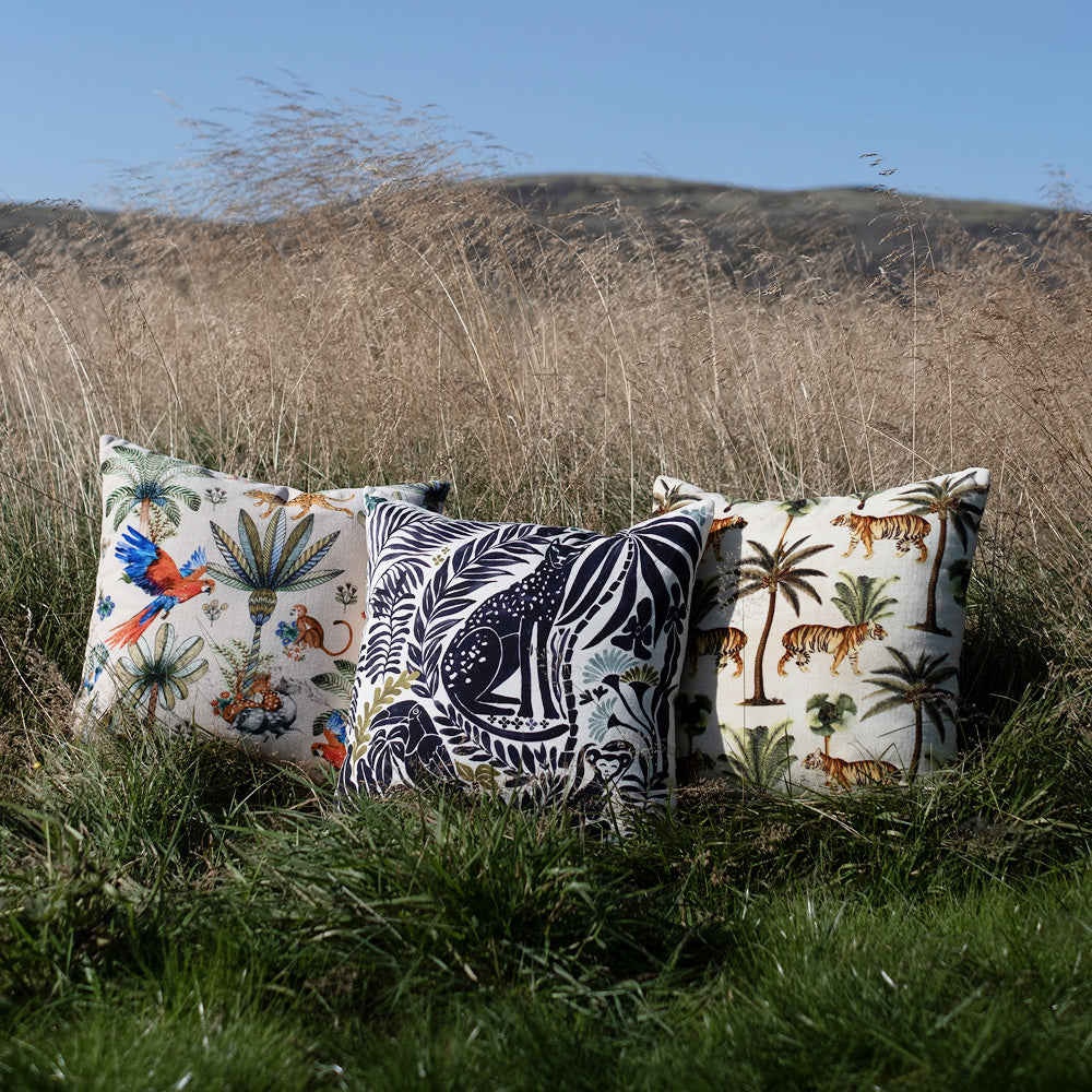 Decorate Palms Throw Pillow