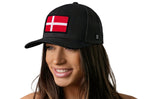 Denmark Flag Trucker Hat  |  Danish Snapback