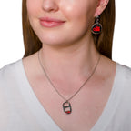 Diet Coke® Tab Silver Necklace