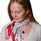Diet Coke® Satin Grey Scarf