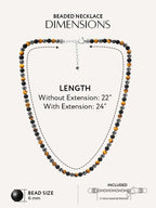 Triple Protection Beaded Necklace