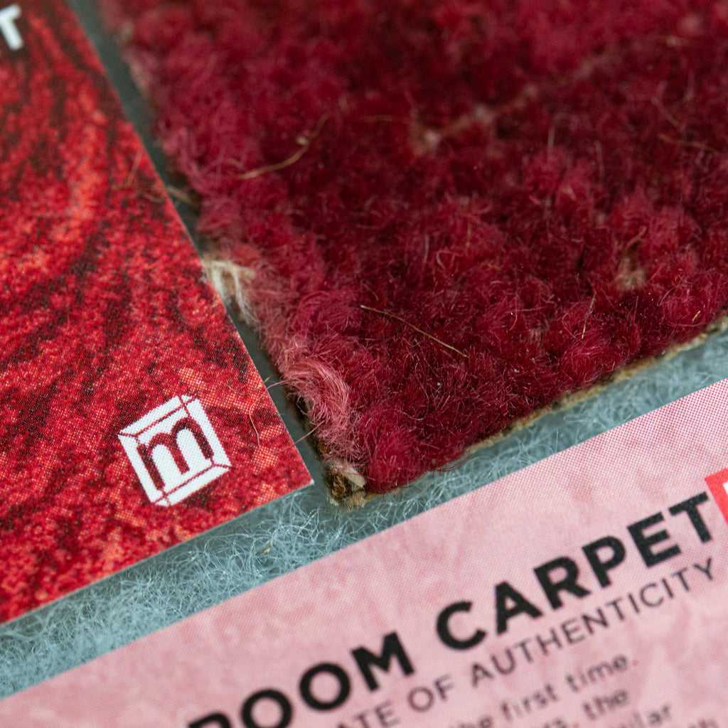 Walt Disney Disneyland Cranberry Room Carpet - 2x2 Inches