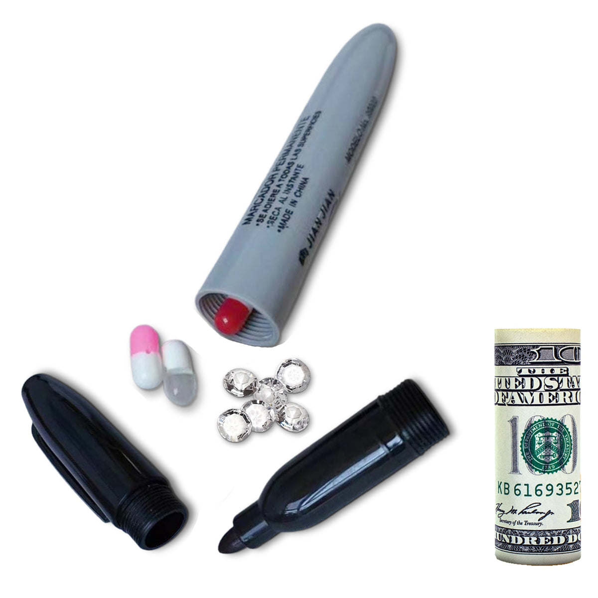 Realistic Large Marker Diversion Safe - Practical diversion safe ideas of Real working large marker with a Hidden secret compartment