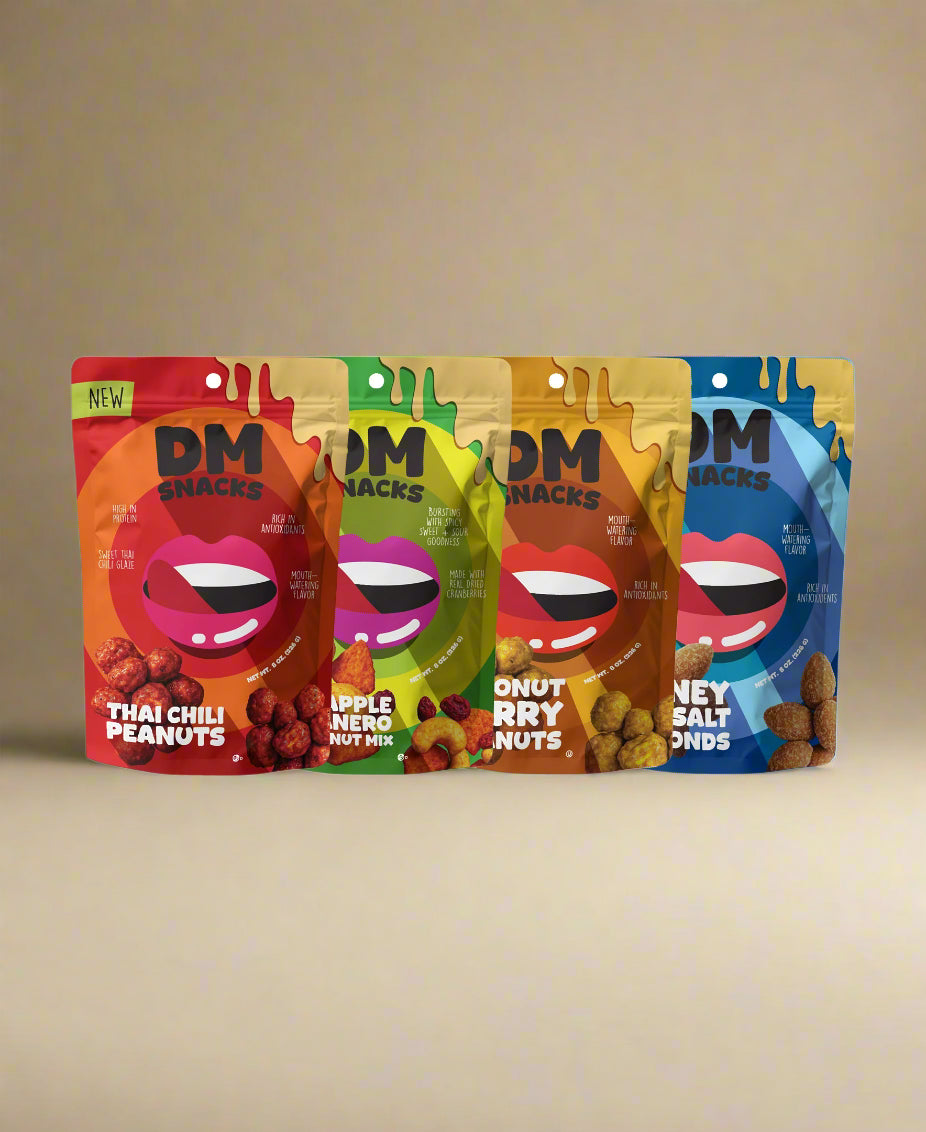 DM Snacks Happy Nuts Collection - 4 Bags