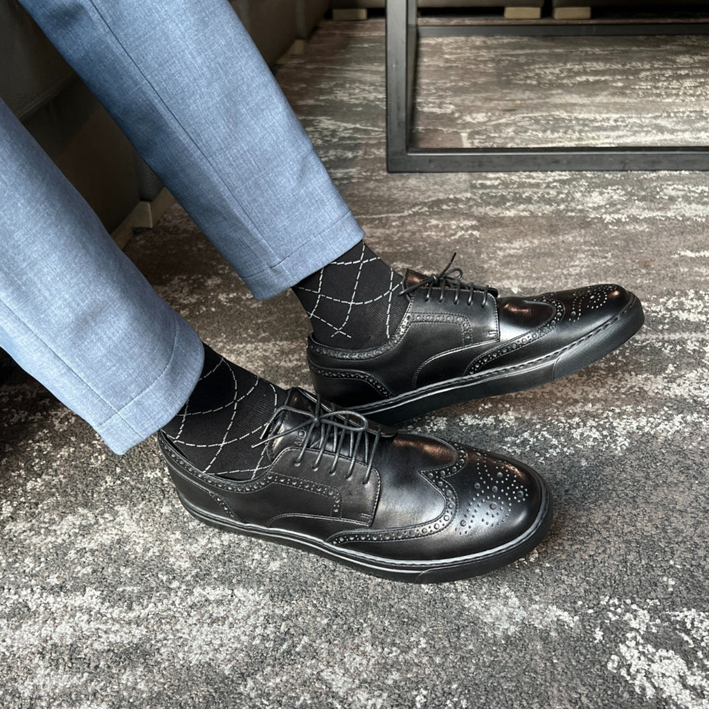 Men's Don Giovanni Wingtips - Black