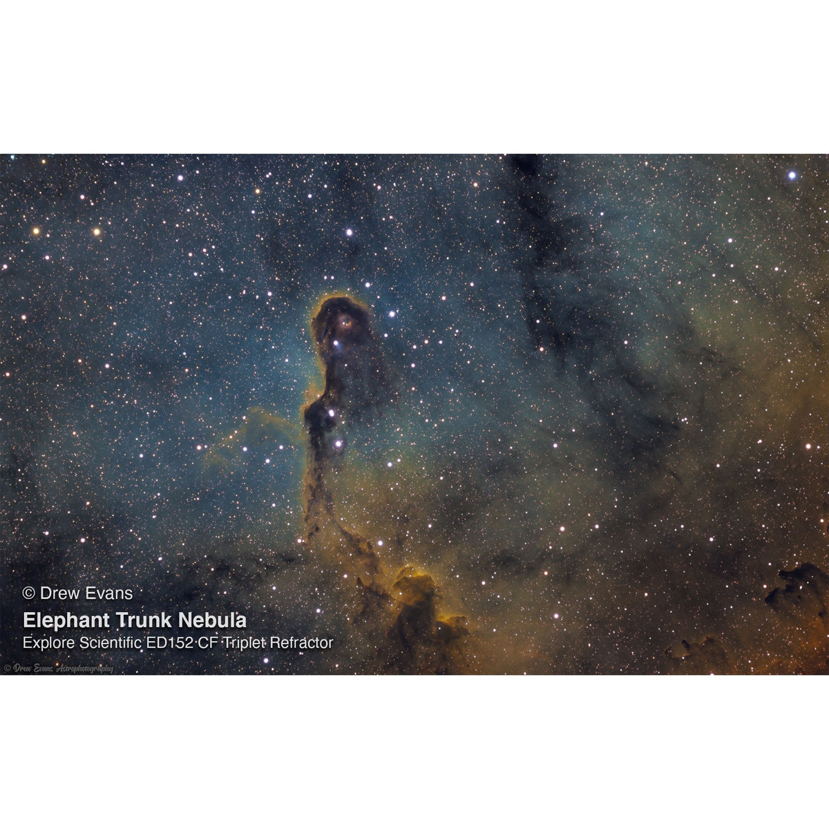 ED152 Air-Spaced Triplet Apochromatic Telescope in Carbon Fiber