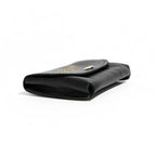 Ida Mini | Signature Black Leather Card Holder Wallet