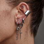 Sapphire Shield Ear Cuff