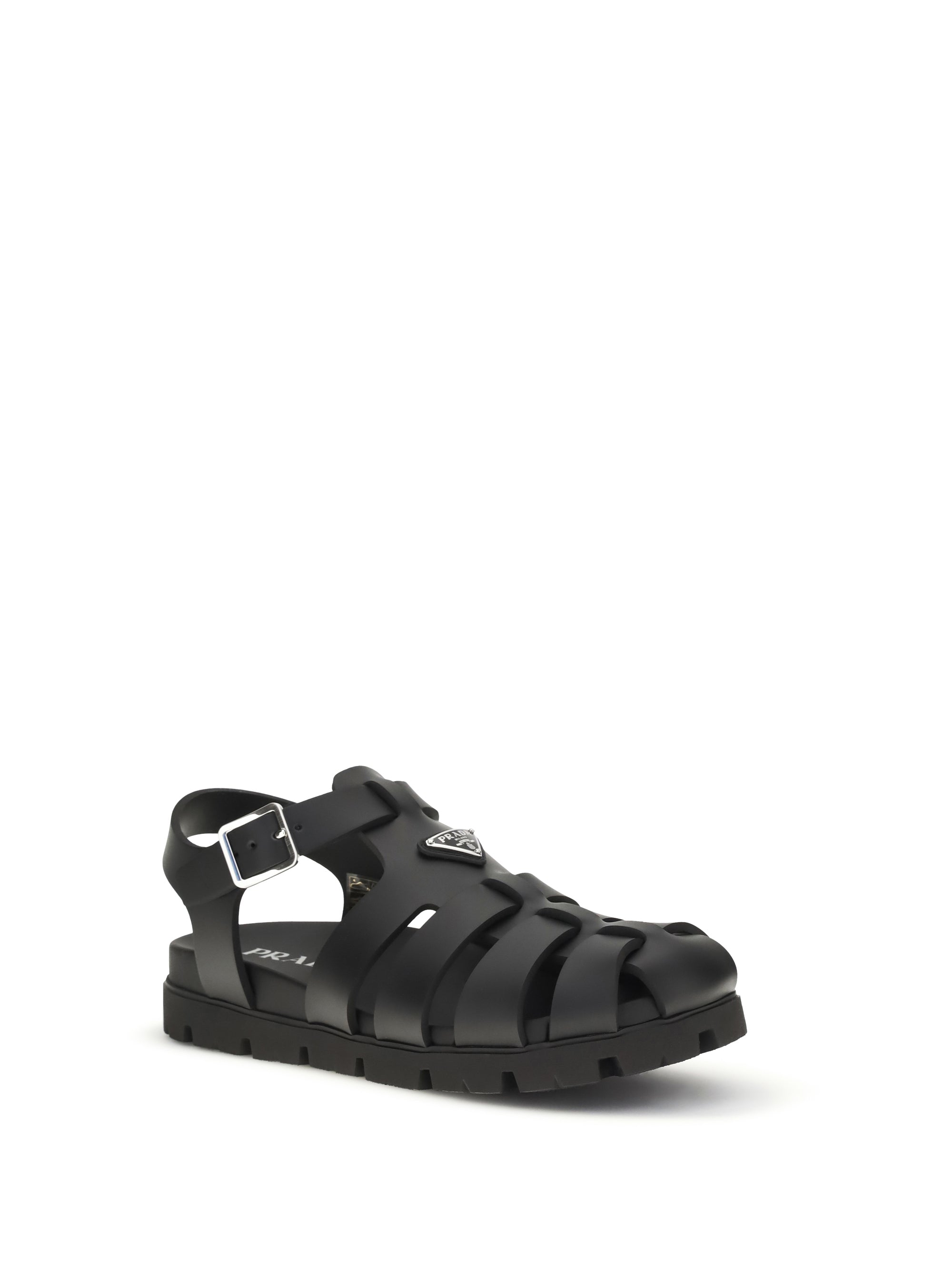 Sandal Rubber Cage Black