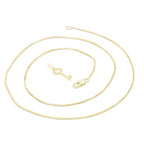 Key Cubic Zirconia Pendant With Necklace Set 14K Gold Filled