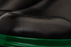 The Yako Black Leather Mid Calf Women Boot Final Sale!