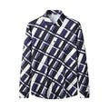 Seamless Bold Plaid Shirt – El Baron BLUE