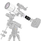 ED80-FCD100 Series Air-Spaced Triplet Refractor Telescope and Field Flattener f/5 to f/7