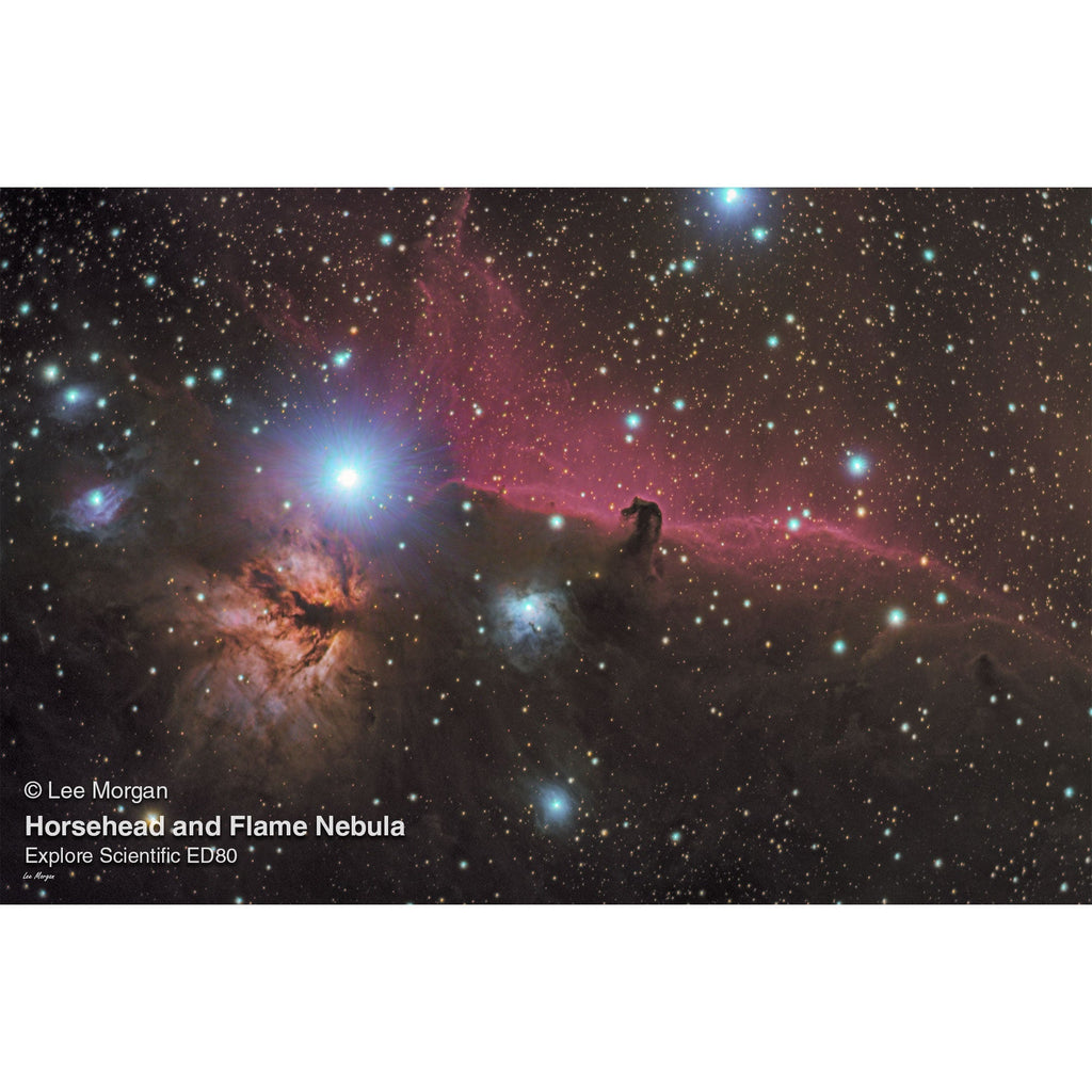 ED80-FCD100 Series Air-Spaced Triplet Refractor Telescope and Field Flattener f/5 to f/7