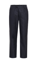 Ezra Charcoal Regular Fit Boys Dress Pants