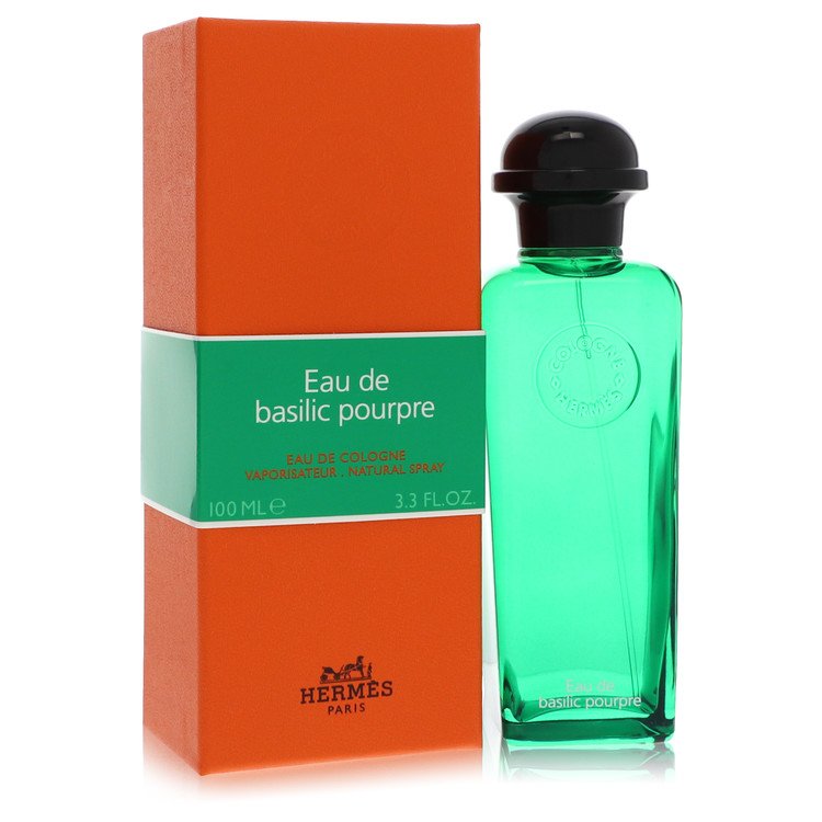 Eau De Basilic Pourpre by Hermes Eau De Cologne Spray (Unisex) 3.3 Oz for Men