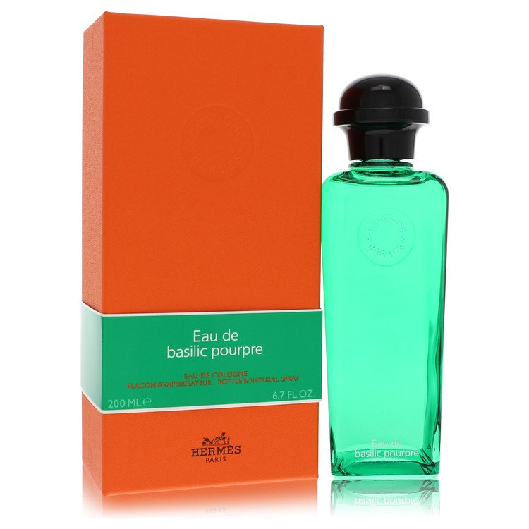 Eau De Basilic Pourpre by Hermes Eau De Cologne Spray (Unisex) 6.7 Oz for Men