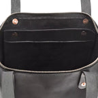 Eden SMALL Leather Tote Bag - Zippered