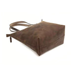 Eden LARGE Leather Tote Bag - Zippered