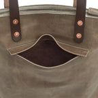 Eden MEDIUM Leather Tote Bag - Zippered