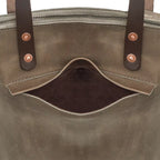 Eden SMALL Leather Tote Bag - Zippered