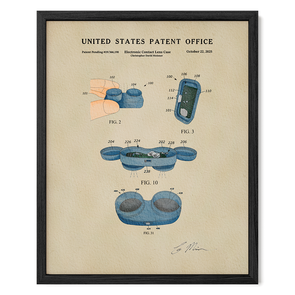 Electronic Contact Lens Case (2025)