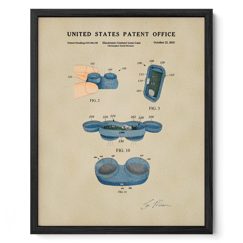 Electronic Contact Lens Case (2025)