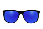 Eminence - Clean Black- Deep Blue Lens Polarized