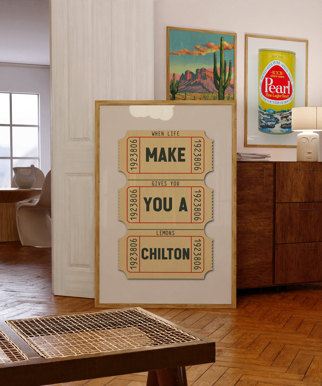 Make You A Chilton Lubbock Texas Cocktail Art Print