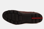 The Luxpre Burgundy Leather Handwoven Casual Chelsea Men Boot Final Sale!