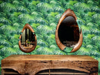 Epoxy-Resin and Walnut, Unique Mirrors
