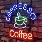 Espresso Coffee Neon Light Sign