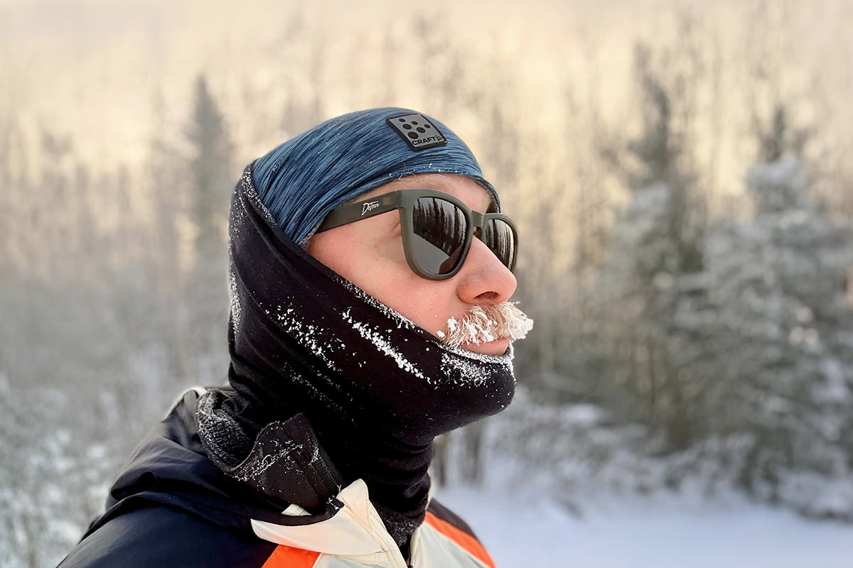 Frosted Forest Green - Jet Black Lens Polarized - Essentials