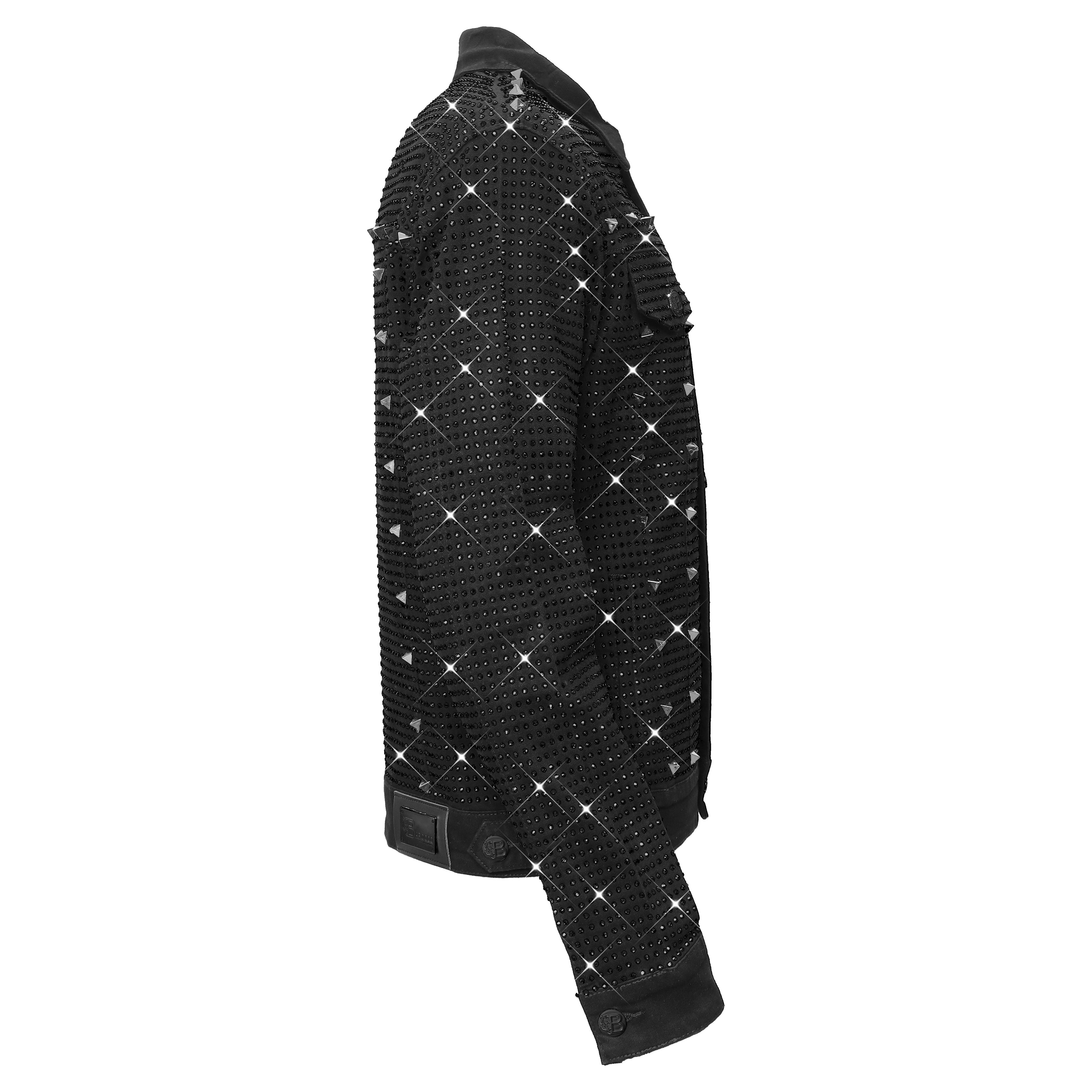 Pure Style BLACK/BLACK Men's Denim Jacket